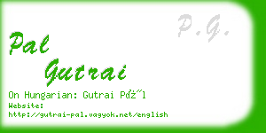 pal gutrai business card